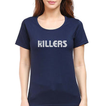 Load image into Gallery viewer, The Killers T-Shirt for Women-Navy Blue-Ektarfa.online

