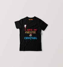 Load image into Gallery viewer, I Have No Selfie Control T-Shirt for Boy/Girl-Black-Ektarfa.online
