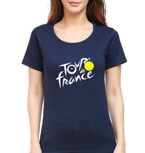Load image into Gallery viewer, Tour de France T-Shirt for Women-Navy Blue-Ektarfa.online
