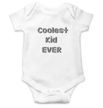 Load image into Gallery viewer, Coolest Kid Ever Kids Romper For Baby Boy/Girl-0-5 Months(18 Inches)-White-Ektarfa.online
