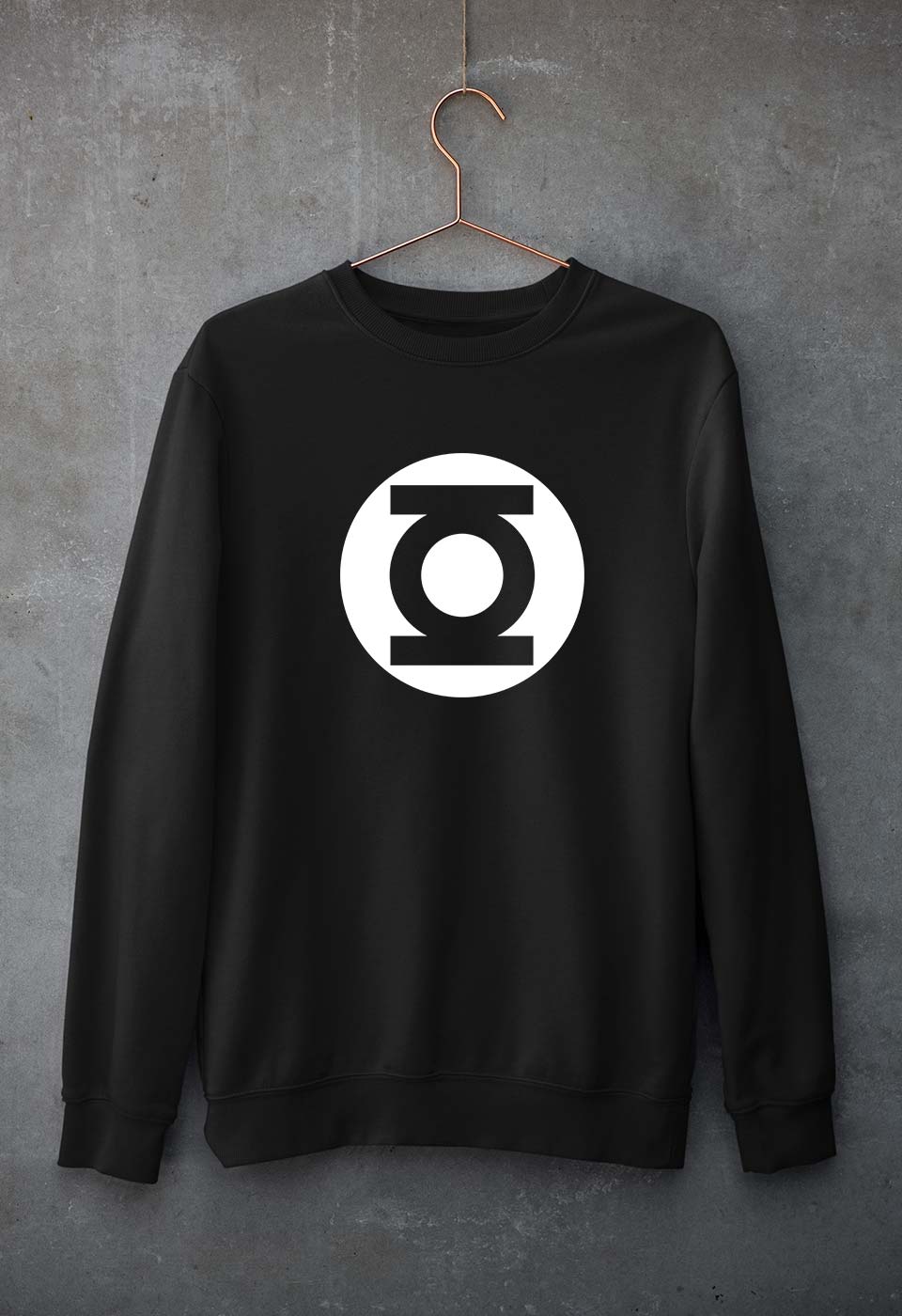 Green Lantern Superhero Unisex Sweatshirt for Men/Women-Black-Ektarfa.online