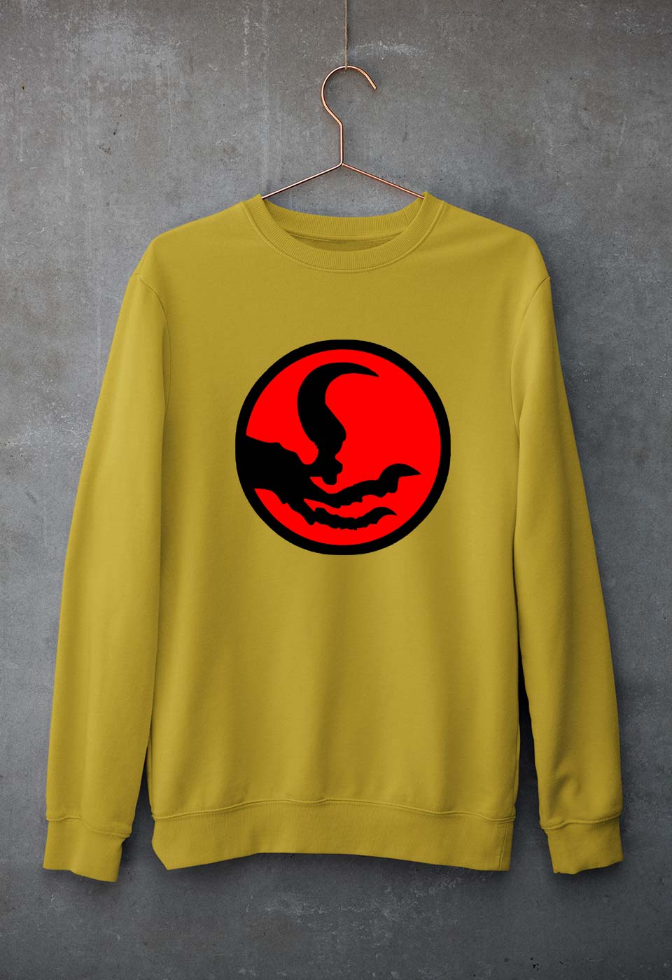 Jurassic Park Unisex Sweatshirt for Men/Women-Mustard Yellow-Ektarfa.online