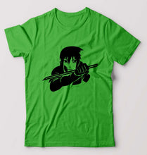 Load image into Gallery viewer, Sasuke Uchiha T-Shirt for Men-S(38 Inches)-flag green-Ektarfa.online
