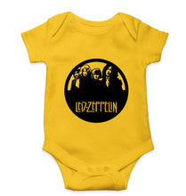 Load image into Gallery viewer, Led Zeppelin Kids Romper For Baby Boy/Girl-0-5 Months(18 Inches)-Yellow-Ektarfa.online
