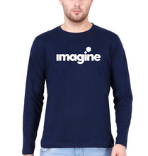 Load image into Gallery viewer, Imagine Riteish Deshmukh Full Sleeves T-Shirt for Men-Navy Blue-Ektarfa.online
