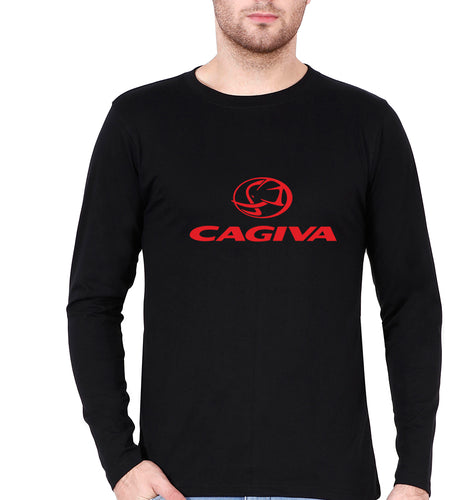 Cagiva Full Sleeves T-Shirt for Men-Black-Ektarfa.online