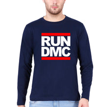 Load image into Gallery viewer, Run DMC Full Sleeves T-Shirt for Men-Navy Blue-Ektarfa.online
