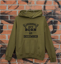 Load image into Gallery viewer, Legends are Born in December Unisex Hoodie for Men/Women-Olive Green-Ektarfa.online

