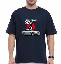 Load image into Gallery viewer, James Bond (007) Oversized T-Shirt for Men-Navy Blue-Ektarfa.online
