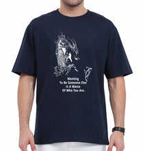 Load image into Gallery viewer, Kurt Cobain Oversized T-Shirt for Men-Navy Blue-Ektarfa.online
