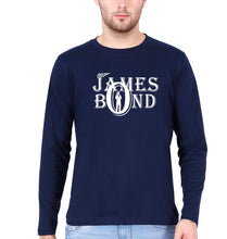 Load image into Gallery viewer, James Bond (007) Full Sleeves T-Shirt for Men-Navy Blue-Ektarfa.online
