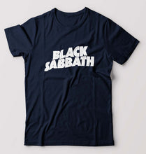Load image into Gallery viewer, Black Sabbath T-Shirt for Men-S(38 Inches)-Navy Blue-Ektarfa.online
