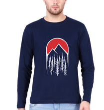 Load image into Gallery viewer, Twin Peaks Full Sleeves T-Shirt for Men-Navy Blue-Ektarfa.online
