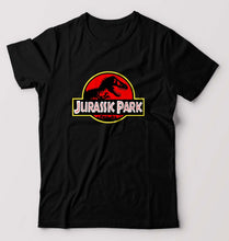 Load image into Gallery viewer, Jurassic Park T-Shirt for Men-S(38 Inches)-Black-Ektarfa.online
