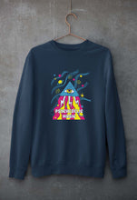 Load image into Gallery viewer, Psychedelic Music Unisex Sweatshirt for Men/Women-S(40 Inches)-Navy Blue-Ektarfa.online
