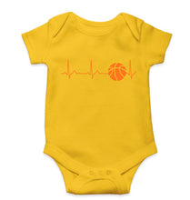 Load image into Gallery viewer, NBA Basketball Kids Romper For Baby Boy/Girl-Yellow-Ektarfa.online
