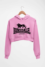 Load image into Gallery viewer, Lonsdale Crop HOODIE FOR WOMEN-Light Baby Pink-Ektarfa.online
