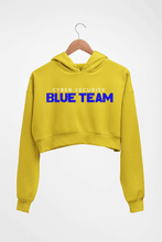 Load image into Gallery viewer, Cyber Security Crop HOODIE FOR WOMEN-Mustard Yellow-Ektarfa.online
