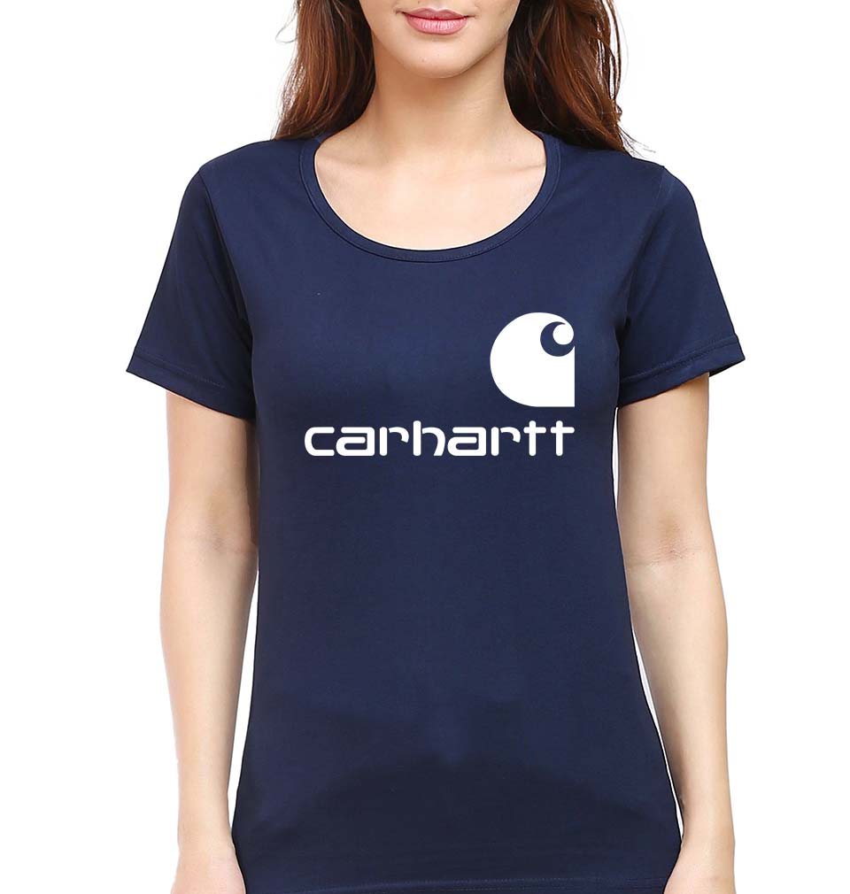 Carhartt T-Shirt for Women-XS(32 Inches)-Navy Blue-Ektarfa.online