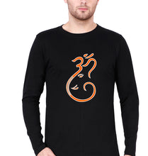 Load image into Gallery viewer, Ganpati JI(Ganesh) Full Sleeves T-Shirt for Men-Black-Ektarfa.online
