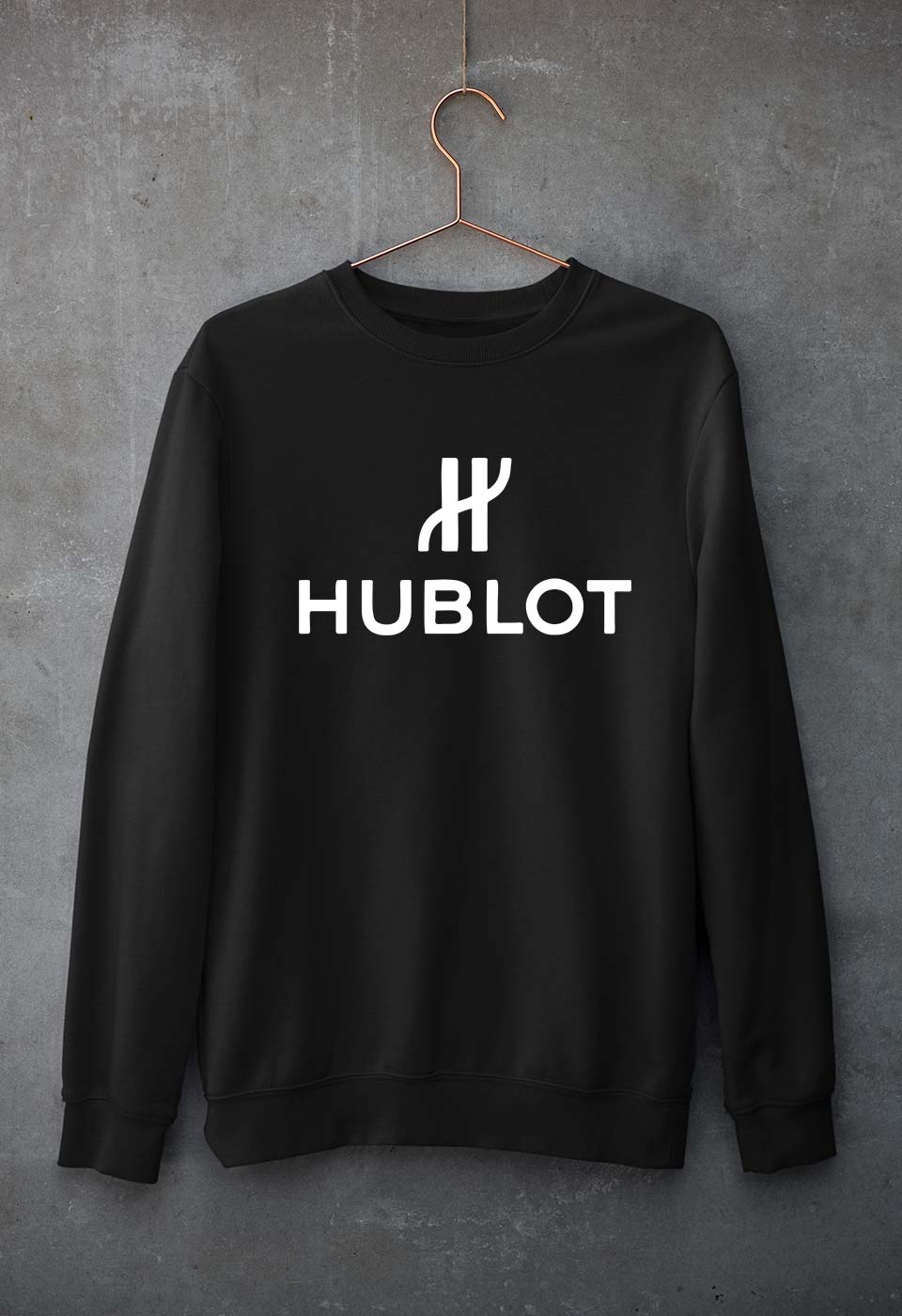 Hublot Unisex Sweatshirt for Men/Women-Black-Ektarfa.online