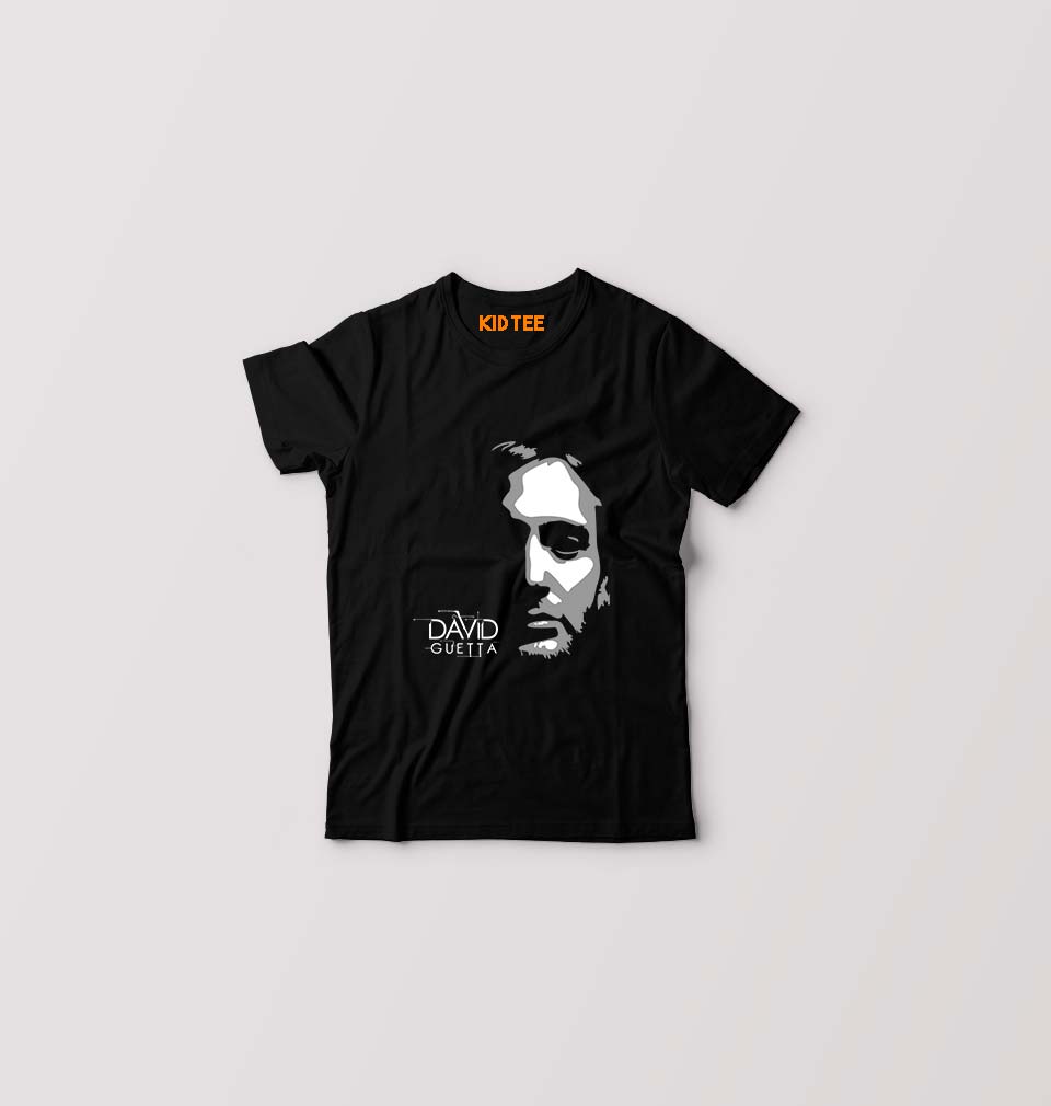 David Guetta Kids T-Shirt for Boy/Girl-Black-Ektarfa.online