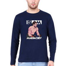 Load image into Gallery viewer, Islam Makhachev Full Sleeves T-Shirt for Men-Navy Blue-Ektarfa.online
