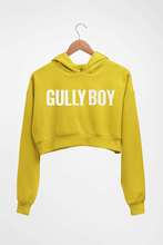 Load image into Gallery viewer, Gully Boy Crop HOODIE FOR WOMEN-Mustard Yellow-Ektarfa.online
