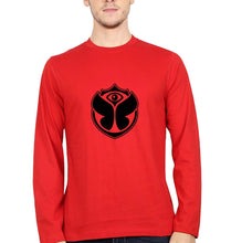 Load image into Gallery viewer, Tomorrowland Full Sleeves T-Shirt for Men-Red-Ektarfa.online
