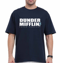Load image into Gallery viewer, Dunder Mifflin Oversized T-Shirt for Men-Navy Blue-Ektarfa.online
