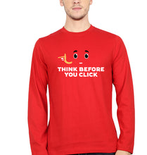 Load image into Gallery viewer, Cyber Security Full Sleeves T-Shirt for Men-RED-Ektarfa.online
