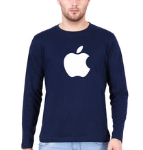 Load image into Gallery viewer, Apple Full Sleeves T-Shirt for Men-Navy Blue-Ektarfa.online
