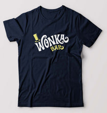 Load image into Gallery viewer, Wonka Bar T-Shirt for Men-S(38 Inches)-Navy Blue-Ektarfa.online
