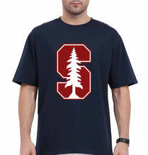 Load image into Gallery viewer, Stanford Oversized T-Shirt for Men-Navy Blue-Ektarfa.online
