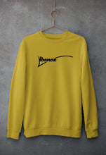 Load image into Gallery viewer, Ibanez Guitar Unisex Sweatshirt for Men/Women-S(40 Inches)-Mustard Yellow-Ektarfa.online
