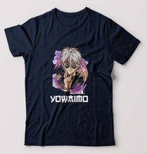 Load image into Gallery viewer, Yowaimo T-Shirt for Men-Navy Blue-Ektarfa.online
