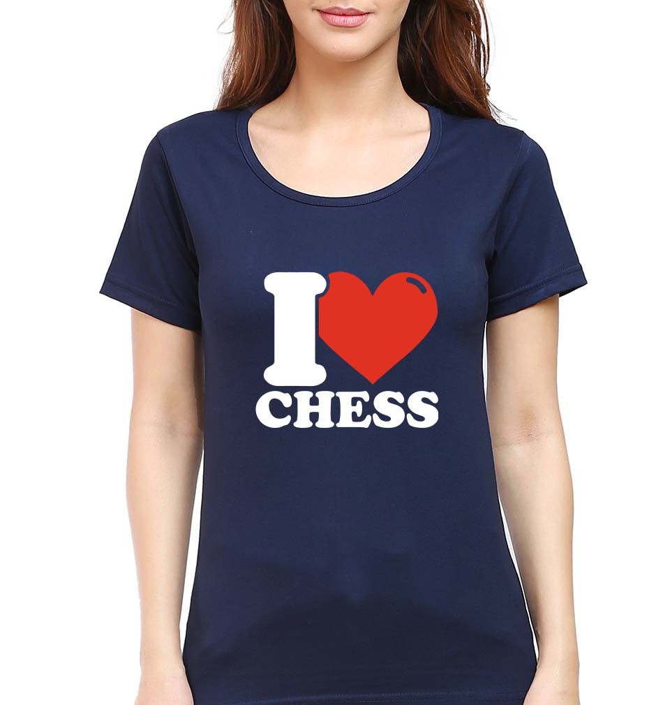 I Love Chess T-Shirt for Women