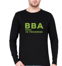 Load image into Gallery viewer, BBA Full Sleeves T-Shirt for Men-Black-Ektarfa.online
