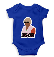 Load image into Gallery viewer, Igor Kids Romper For Baby Boy/Girl-0-5 Months(18 Inches)-Royal Blue-Ektarfa.online
