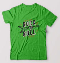 Load image into Gallery viewer, Rock N Roll T-Shirt for Men-S(38 Inches)-flag green-Ektarfa.online
