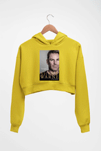Load image into Gallery viewer, Shane Warne Crop HOODIE FOR WOMEN-Mustard Yellow-Ektarfa.online
