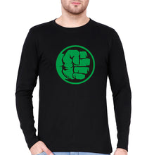 Load image into Gallery viewer, Hulk Full Sleeves T-Shirt for Men-Black-Ektarfa.online
