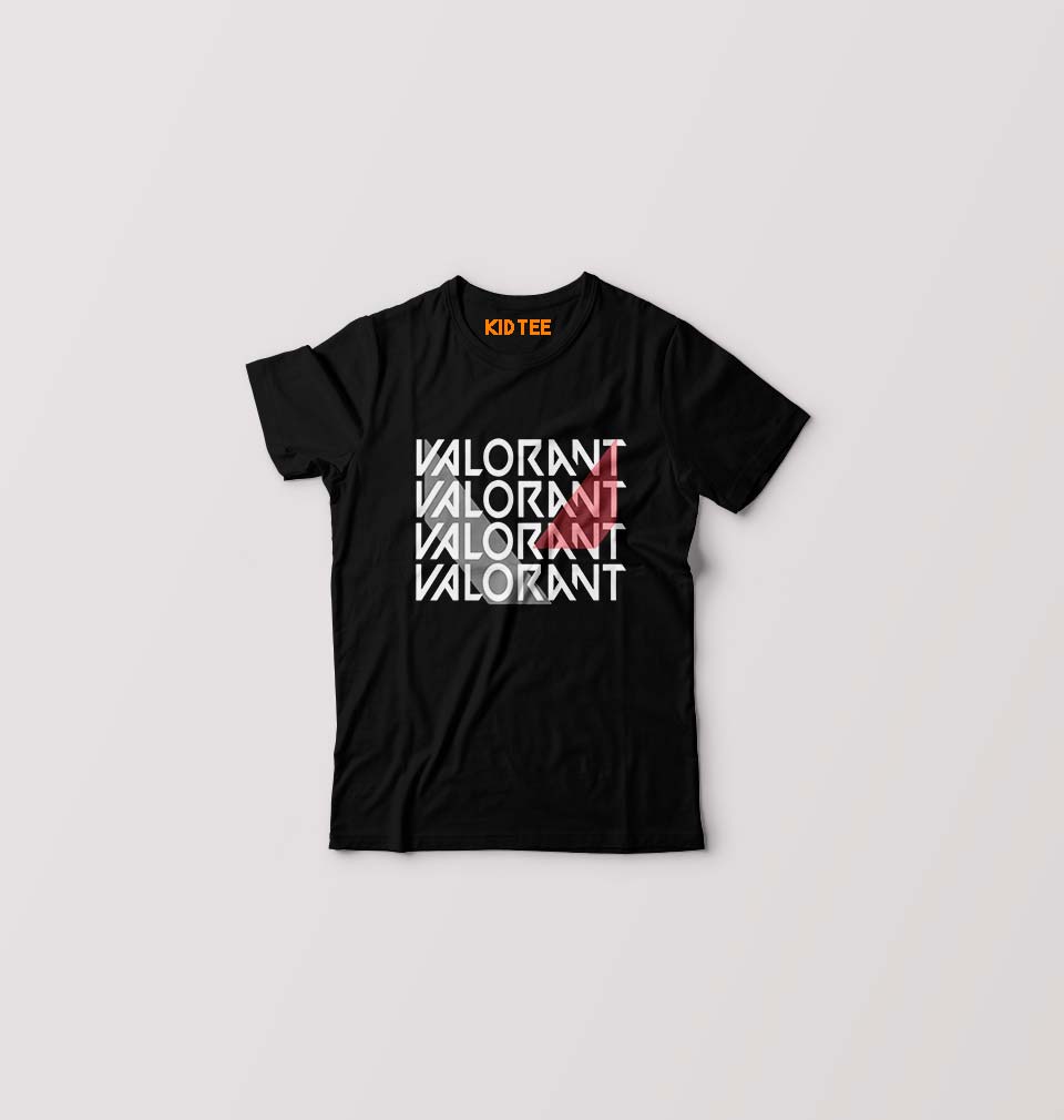 Valorant Kids T-Shirt for Boy/Girl-Black-Ektarfa.online