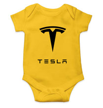 Load image into Gallery viewer, Tesla Kids Romper For Baby Boy/Girl-0-5 Months(18 Inches)-Yellow-Ektarfa.online
