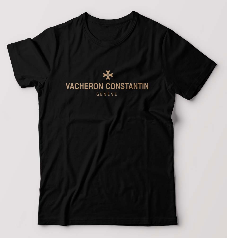 Vacheron Constantin T-Shirt for Men-S(38 Inches)-Black-Ektarfa.online