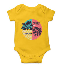 Load image into Gallery viewer, Sunset California Kids Romper For Baby Boy/Girl-0-5 Months(18 Inches)-Yellow-Ektarfa.online
