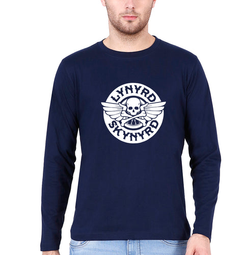 Lynyrd Skynyrd Full Sleeves T-Shirt for Men-Navy Blue-Ektarfa.online