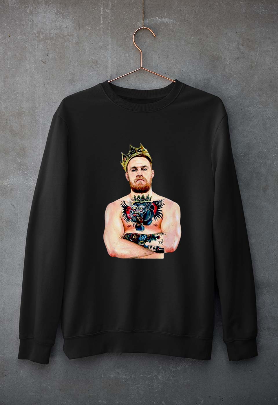 Conor McGregor UFC Unisex Sweatshirt for Men/Women-Black-Ektarfa.online