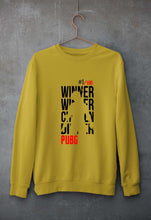 Load image into Gallery viewer, PUBG Winner Winner Chicken Dinner Unisex Sweatshirt for Men/Women-Mustard yellow-Ektarfa.online
