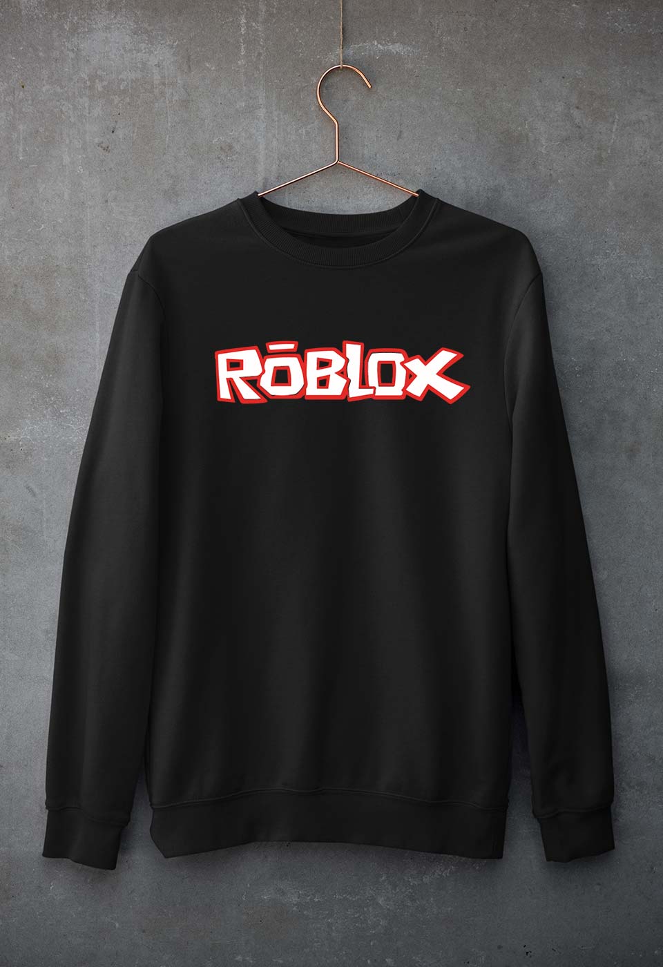Roblox Unisex Sweatshirt for Men/Women-S(40 Inches)-Black-Ektarfa.online